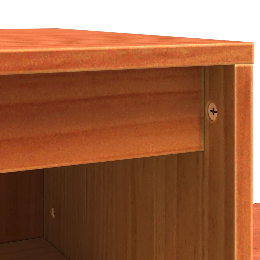 Cabinet de chevet avec tiroir 2 pcs Cire marron 60 x 34 x 51 cm - 11