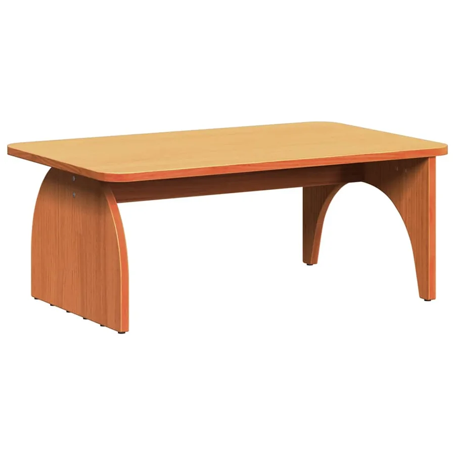 Table basse Brun cire 80 x 50 x 31 cm Bois massif en pin - 2