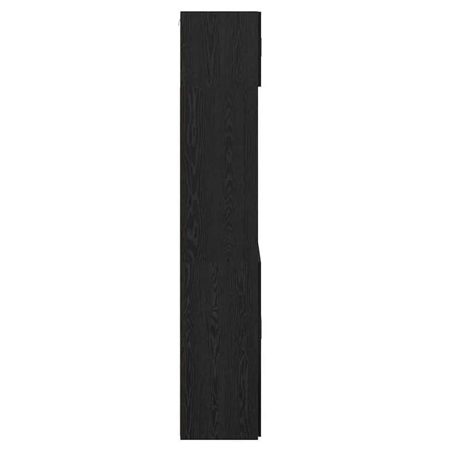 Armoire de rangement Chêne noir 80 x 42,5 x 225 cm - 7