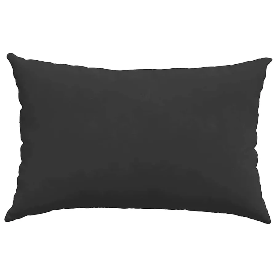 Coussins de canapé 2 pcs Noir 60 x 40 cm tissu - 6