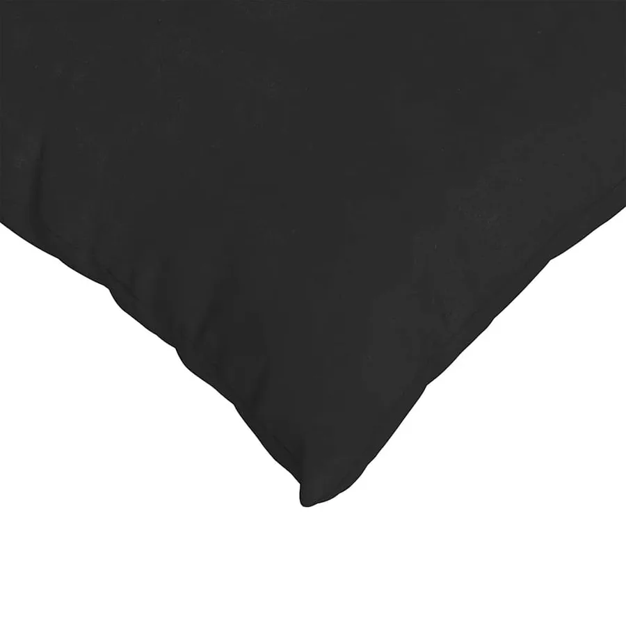 Coussins de canapé 2 pcs Noir 60 x 40 cm tissu - 7