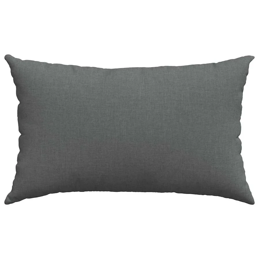 Coussins de canapé 2 pcs Gris foncé 50 x 30 cm tissu - 6