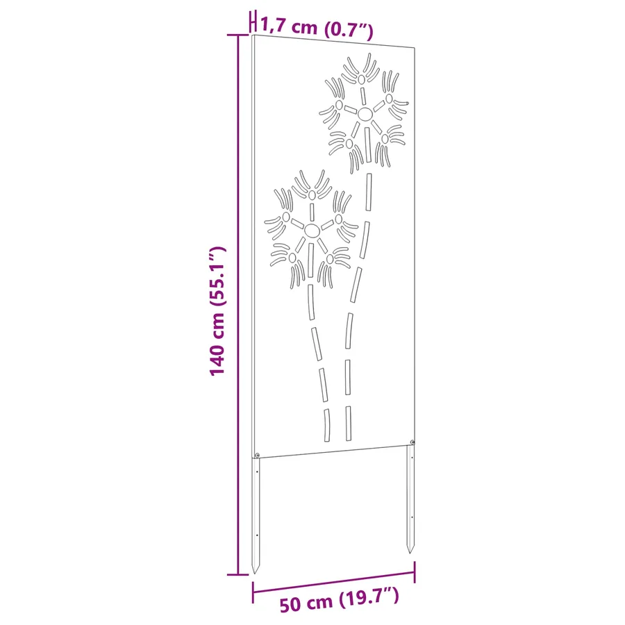 Écran de confidentialité de jardin Vert olive 50 x 140 cm - 11