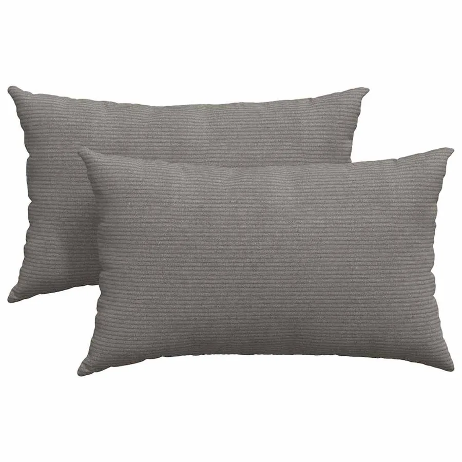 Coussins de canapé 2 pcs Gris clair 50 x 30 cm - 2