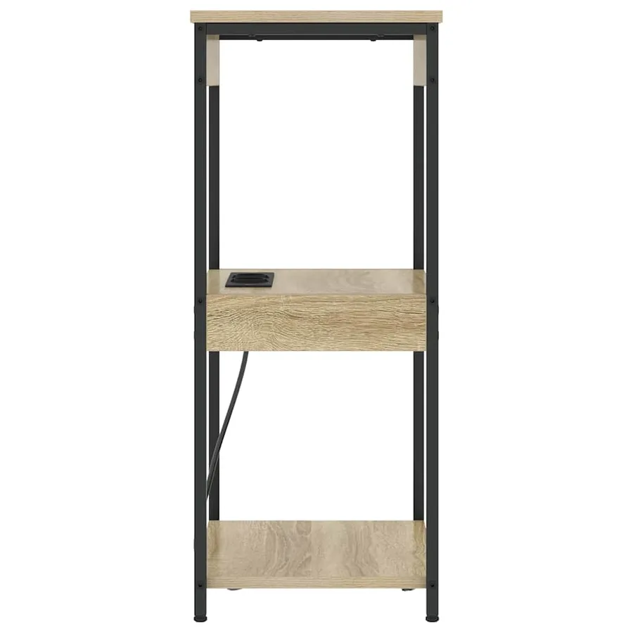Cabinet de chevet avec étagère Chêne Sonoma 41 x 31 x 76 cm - 6