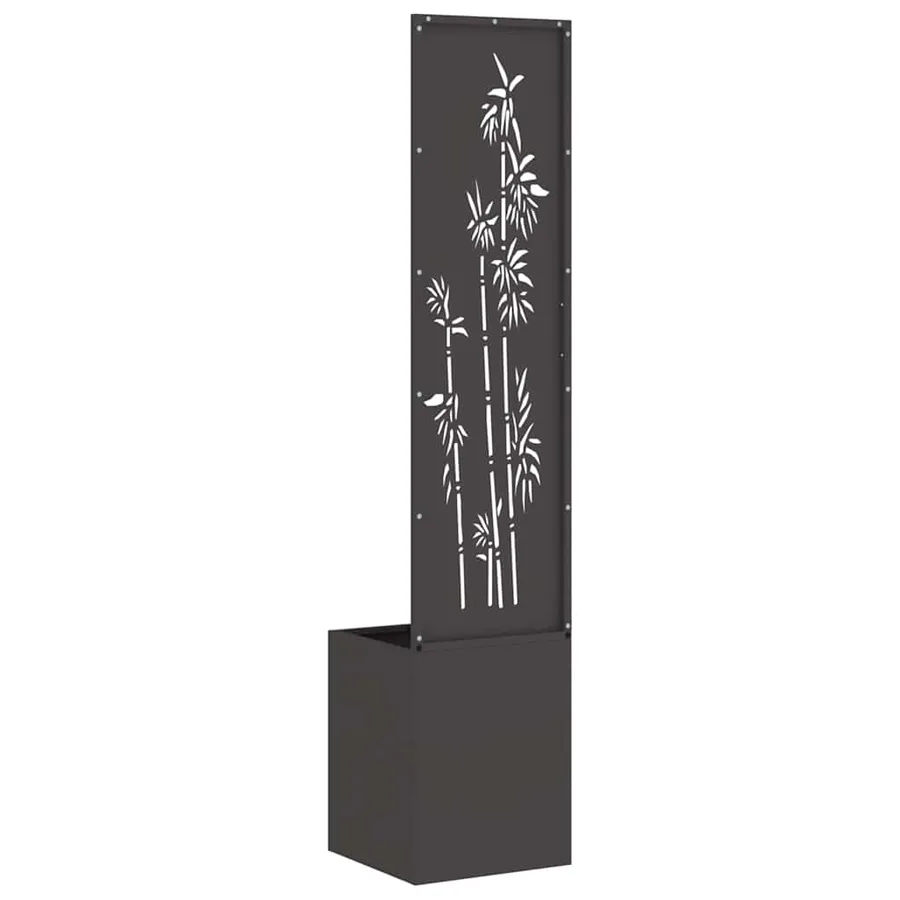 Écran de confidentialité de jardin Floral Noir 32 x 32 x 150 cm - 7
