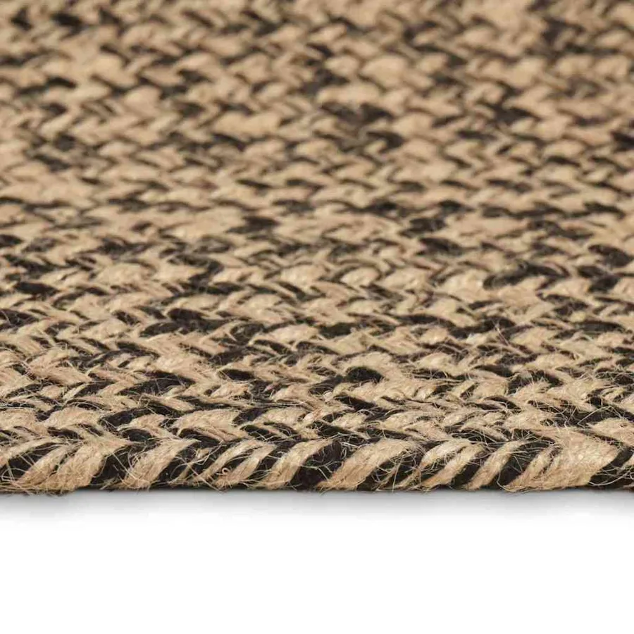 Tapis de surface Naturel et noir 60 x 400 cm Jute - 4