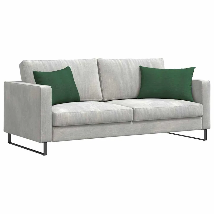 Coussins de canapé 2 pcs Vert foncé 60 x 40 cm - 3