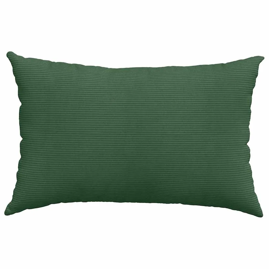 Coussins de canapé 2 pcs Vert foncé 60 x 40 cm - 6