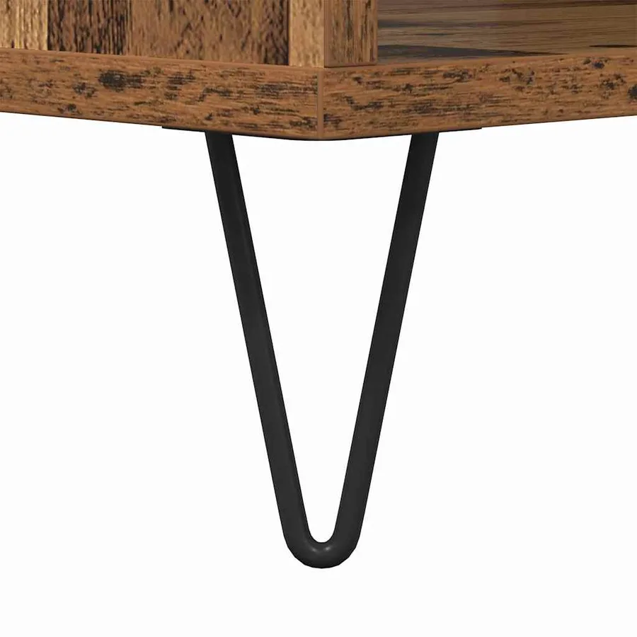 Table basse Bois ancien 60 x 50 x 40 cm Bois d'ingénierie - 9