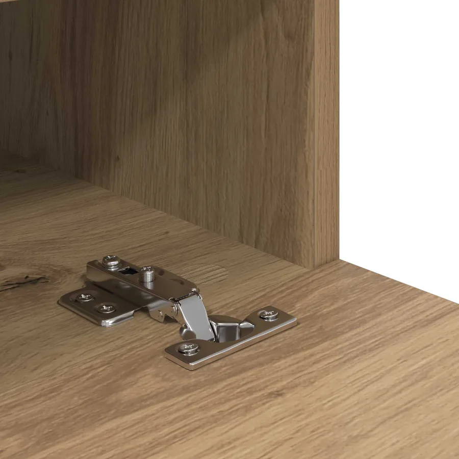 Meubles TV muraux 2 pcs Chêne artisanal Bois d'ingénierie - 8
