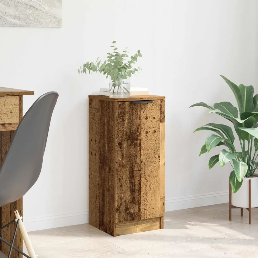 Buffet Bois ancien 30 x 30 x 70 cm Bois d'ingénierie