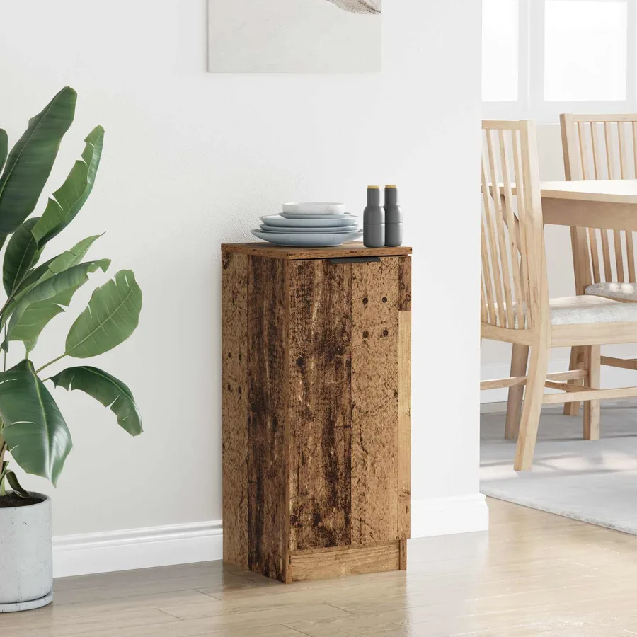 Buffet Bois ancien 30 x 30 x 70 cm Bois d'ingénierie - 4