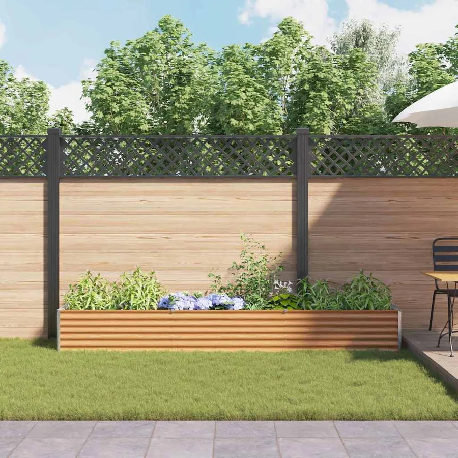 Jardinière surélevée 290 x 50 x 36 cm Acier galvanisé - 4