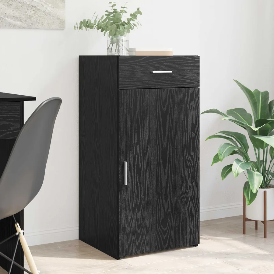 Buffet Chêne noir 45 x 42,5 x 93 cm Bois d'ingénierie