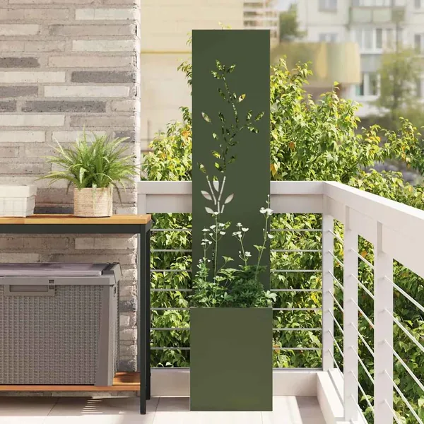 Écran de confidentialité de jardin Vert olive 32 x 32 x 150 cm
