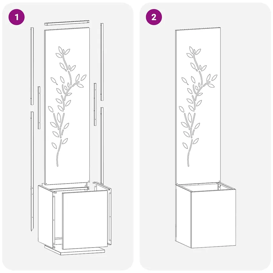Écran de confidentialité de jardin Vert olive 32 x 32 x 150 cm - 9
