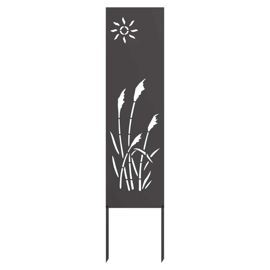 Écran de confidentialité de jardin Fretwork Noir 32 x 140 cm - 4