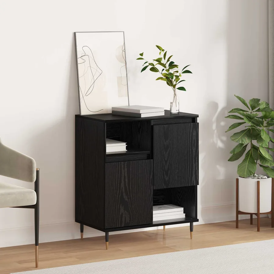 Buffet Chêne noir 60 x 35 x 70 cm