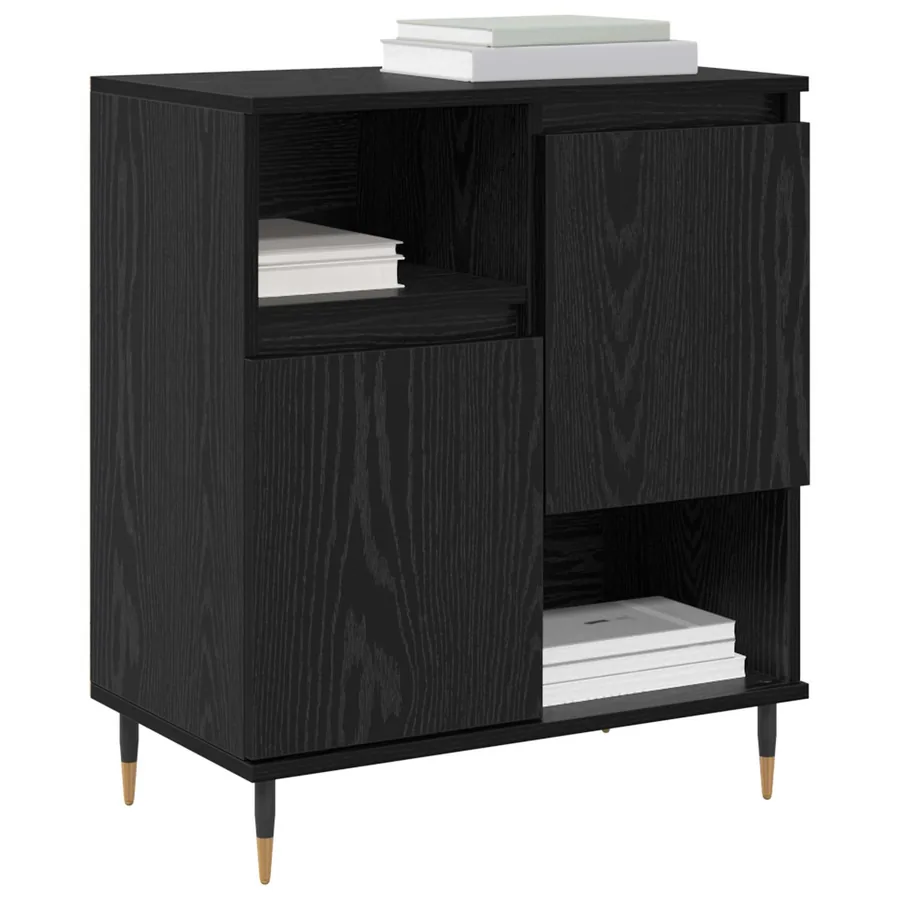 Buffet Chêne noir 60 x 35 x 70 cm - 3