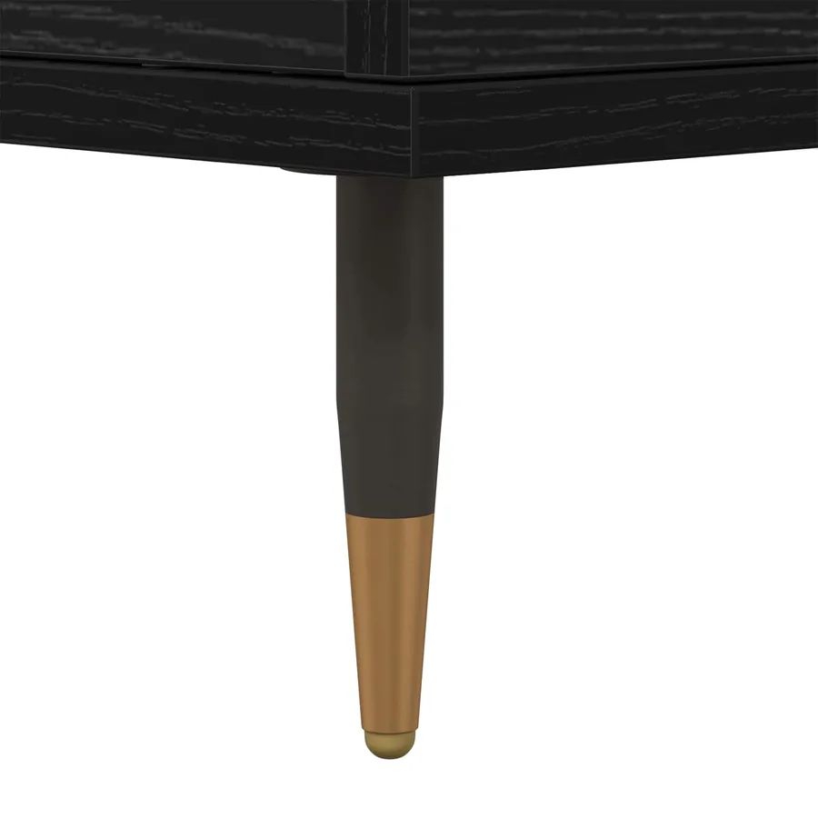 Buffet Chêne noir 60 x 35 x 70 cm - 8