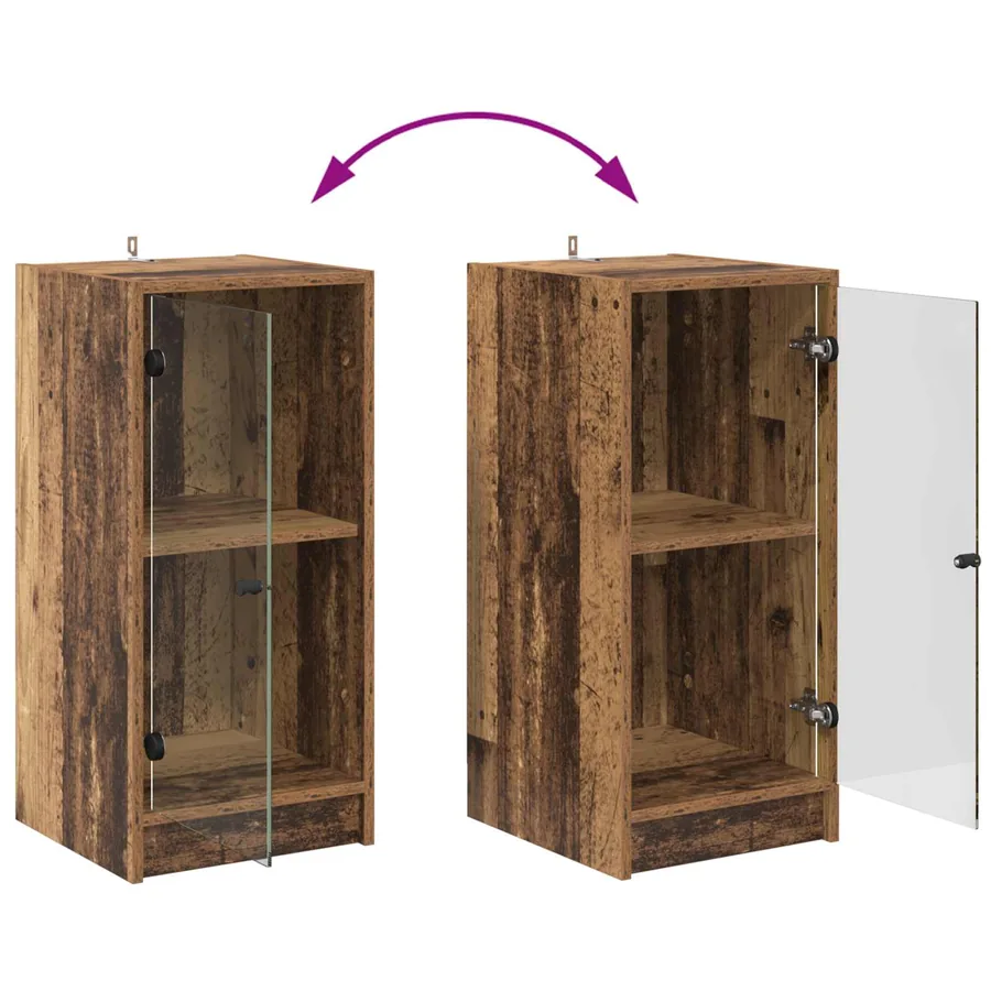 Buffet Bois ancien 35 x 37 x 76 cm Bois d'ingénierie - 11