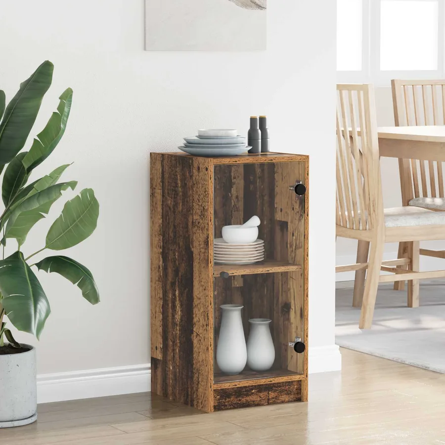 Buffet Bois ancien 35 x 37 x 76 cm Bois d'ingénierie - 4