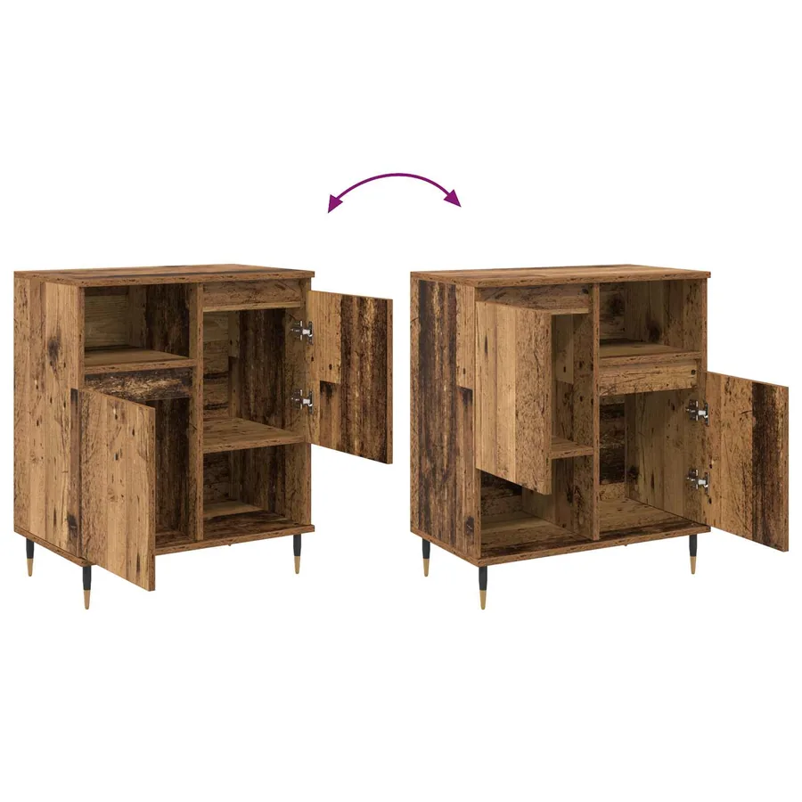 Buffets 3 pcs Bois ancien - 12
