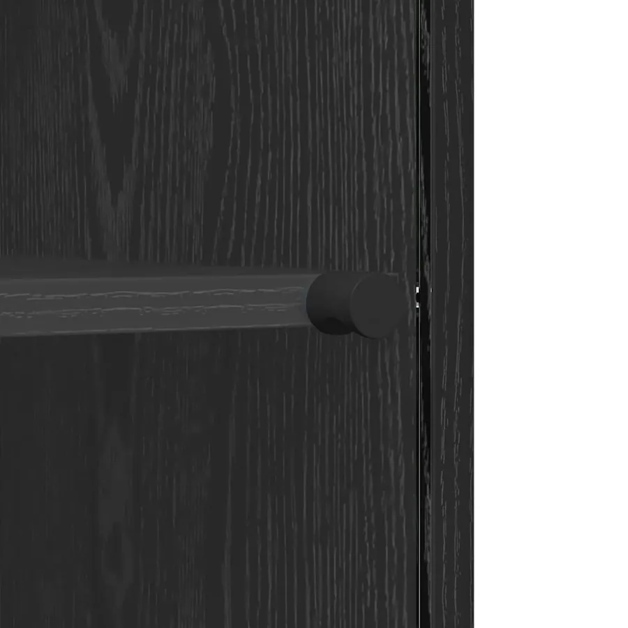 Buffet Chêne noir 35 x 37 x 76 cm Bois d'ingénierie - 8