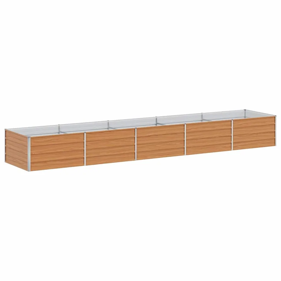 Jardinière surélevée Marron Clair 400 x 80 x 45 cm - 2