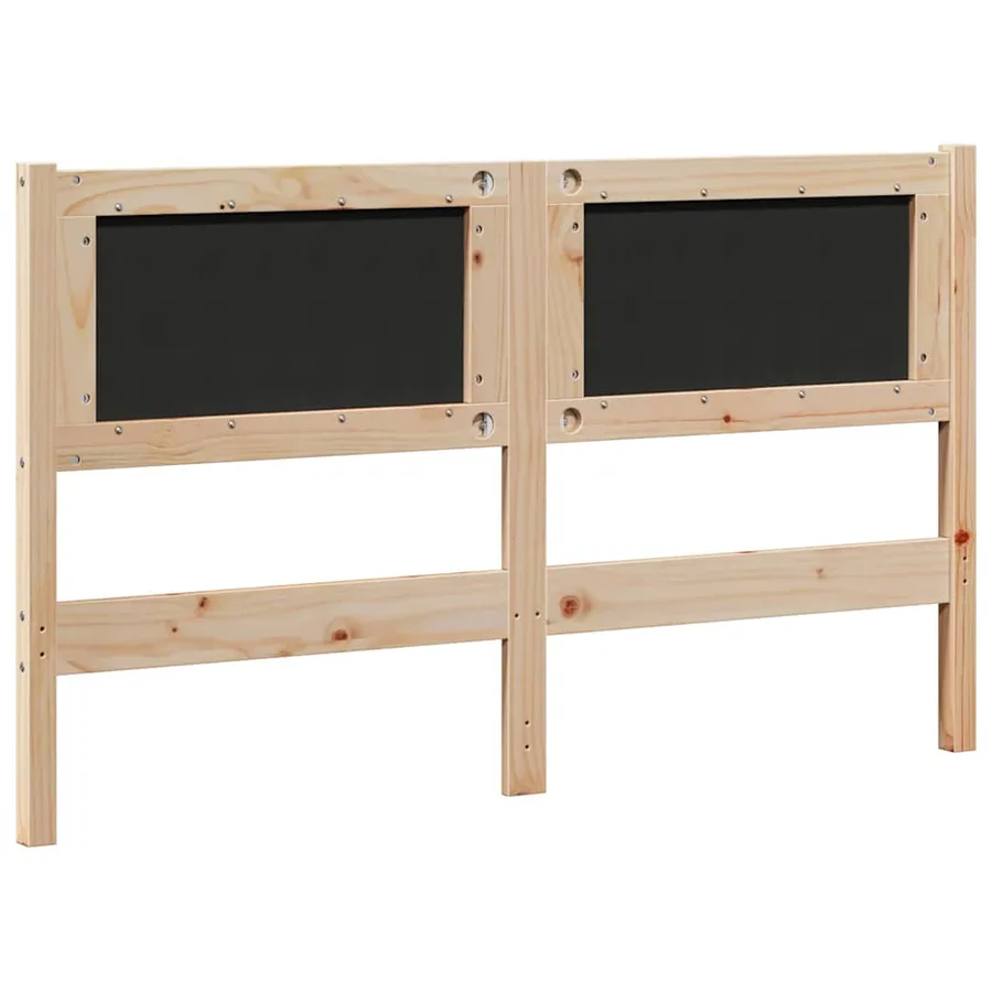 Tête de lit Marron Bois massif en pin - 6