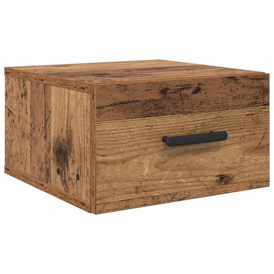 Cabinet de chevet 2 pcs Bois ancien 35 x 35 x 20 cm - 6