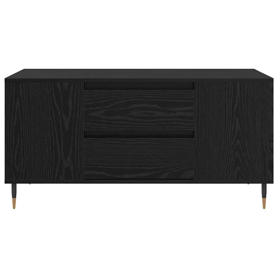 Table basse Chêne noir 102 x 44,5 x 50 cm Bois d'ingénierie - 6