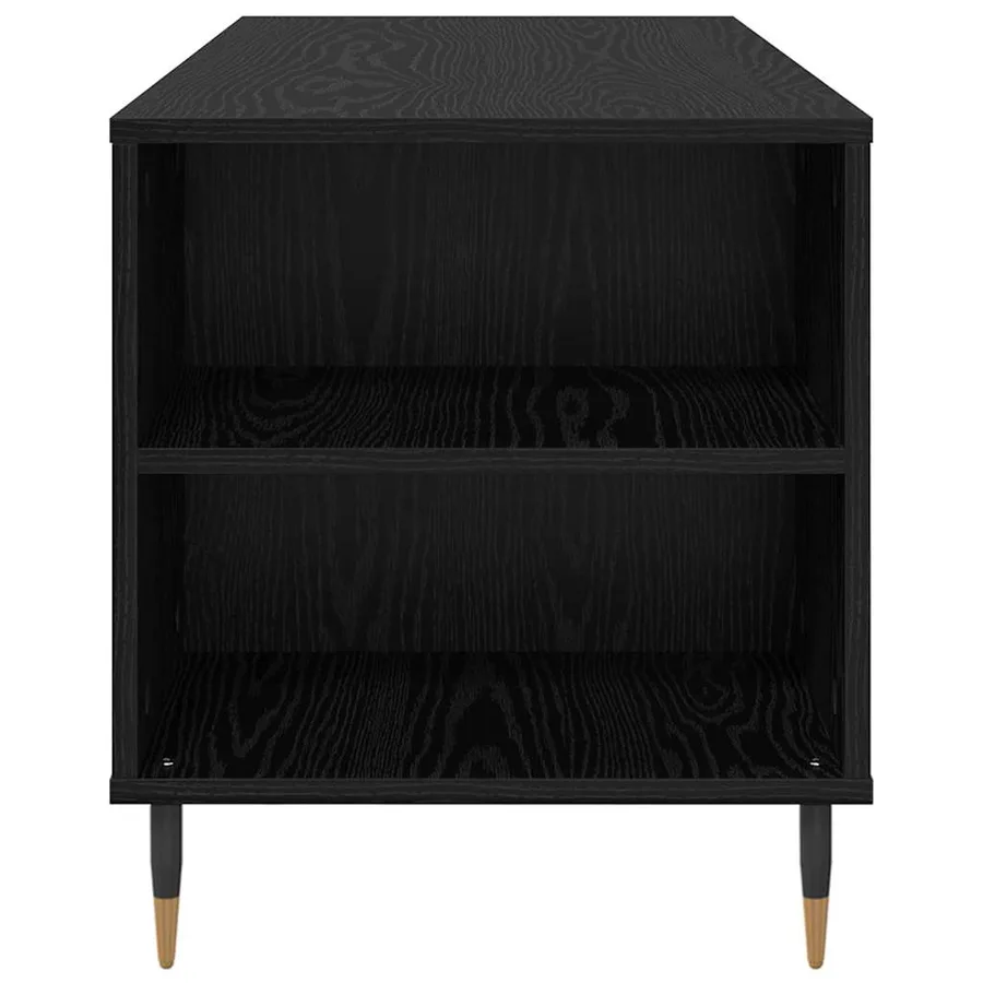 Table basse Chêne noir 102 x 44,5 x 50 cm Bois d'ingénierie - 7
