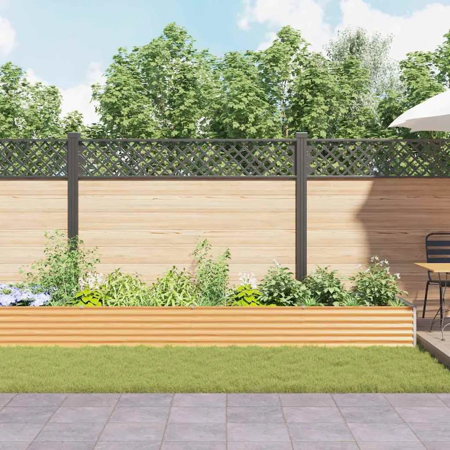 Jardinière surélevée 775 x 100 x 36 cm Acier galvanisé - 4