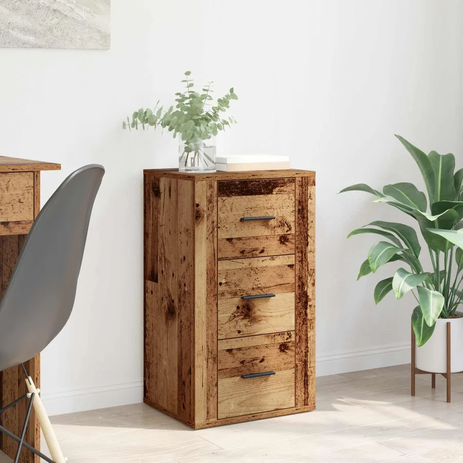 Buffet Bois ancien 40 x 33 x 70 cm Bois d'ingénierie