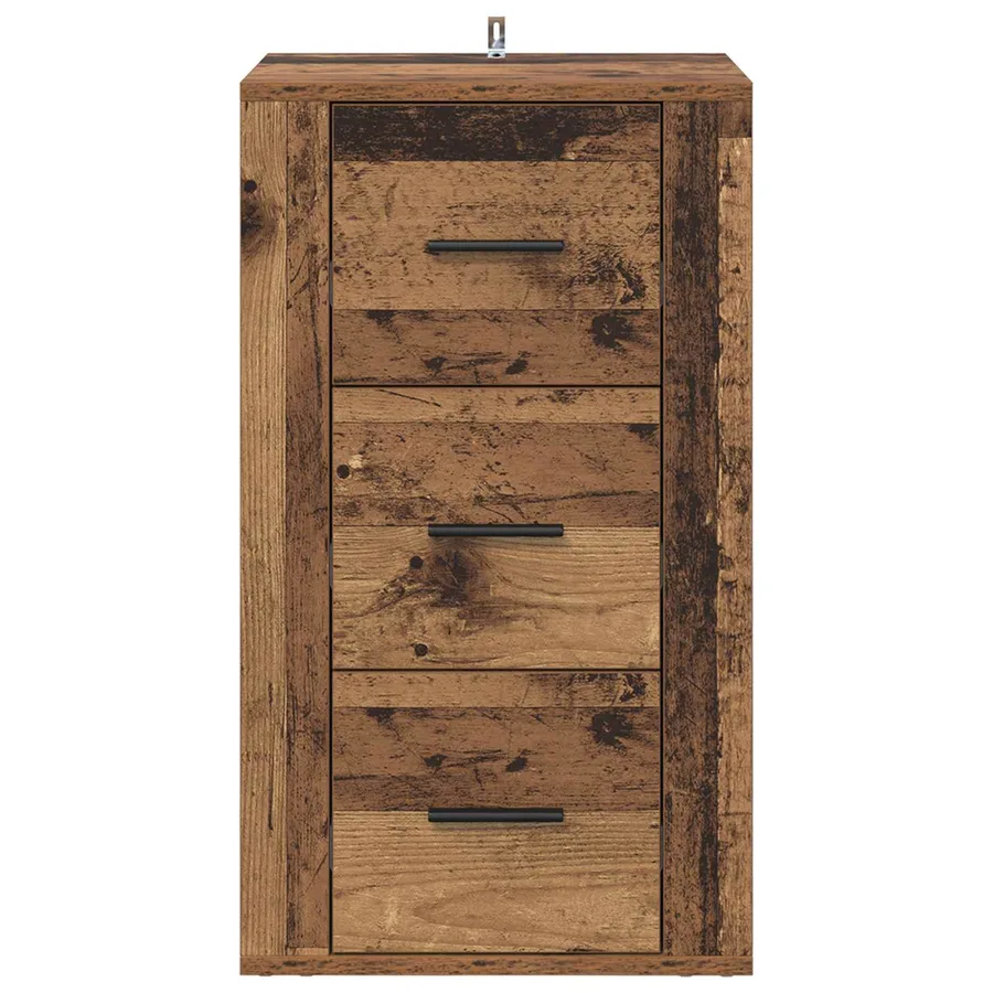 Buffet Bois ancien 40 x 33 x 70 cm Bois d'ingénierie - 6