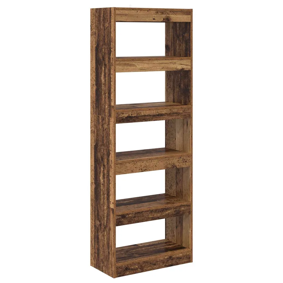 Bibliothèque Bois ancien 60 x 30 x 166 cm Bois d'ingénierie - 2