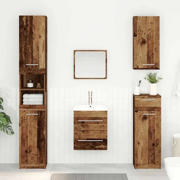 Armoire d'évier Bois Ancien 38,5 x 41 x 48 cm Bois d'ingénierie