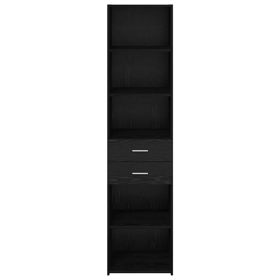 Haut Armoire Chêne noir 45 x 42,5 x 185 cm Bois d'ingénierie - 6