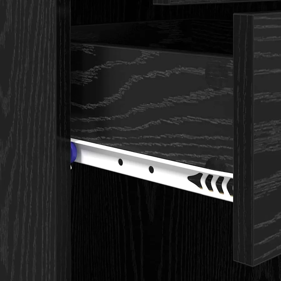 Haut Armoire Chêne noir 45 x 42,5 x 185 cm Bois d'ingénierie - 8