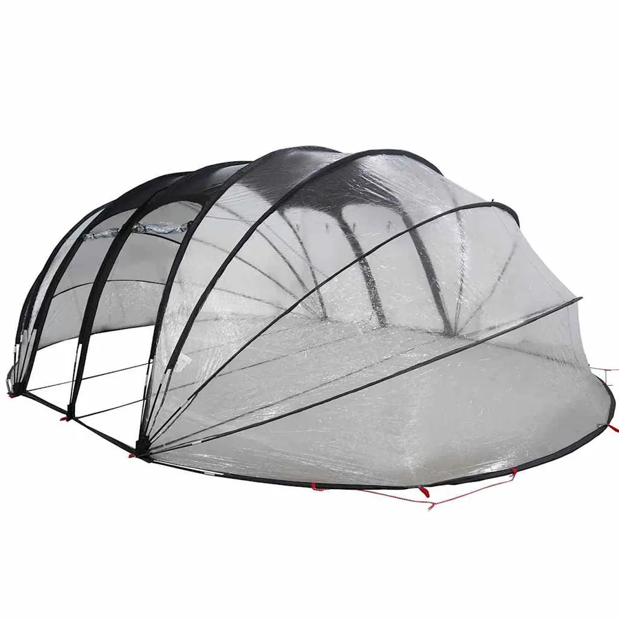 Dôme de tente de piscine Transparent 640 x 432 x 205 cm PVC - 2