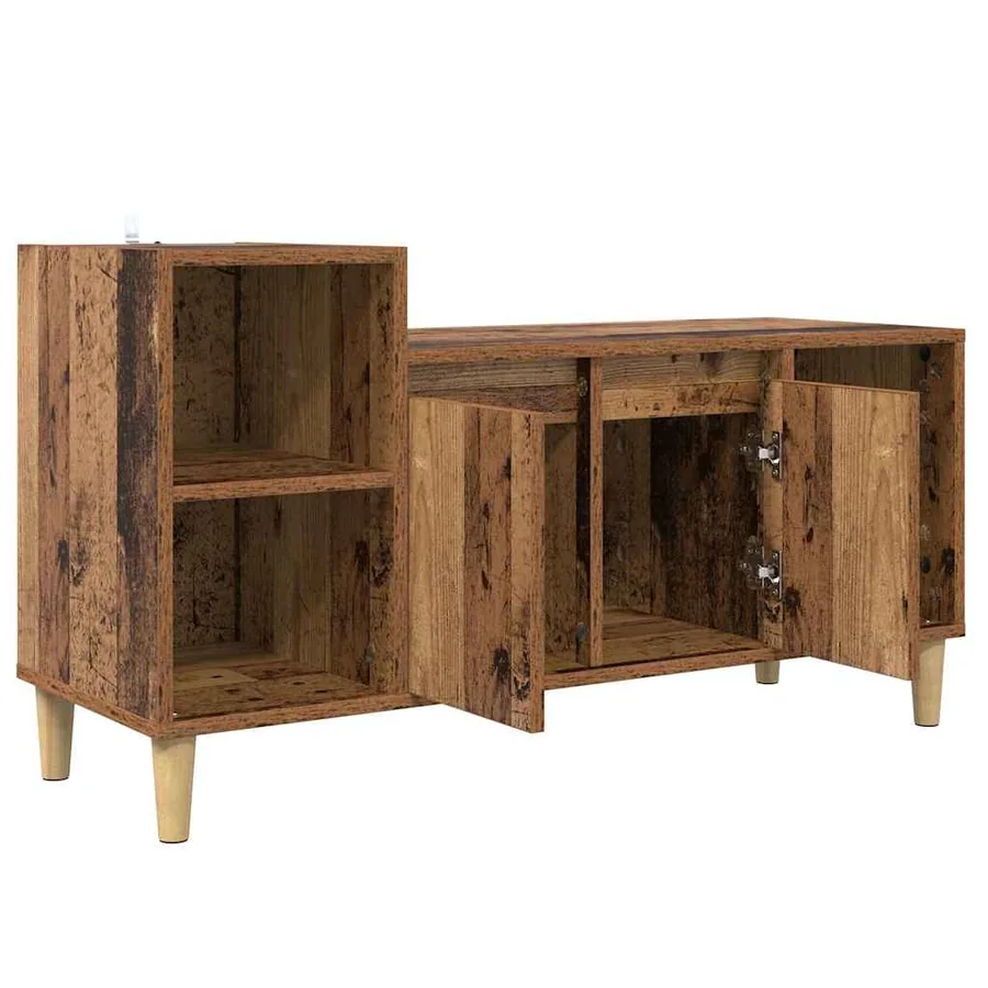 Meuble TV Bois Ancien 100 x 35 x 55 cm Bois d'ingénierie - 5