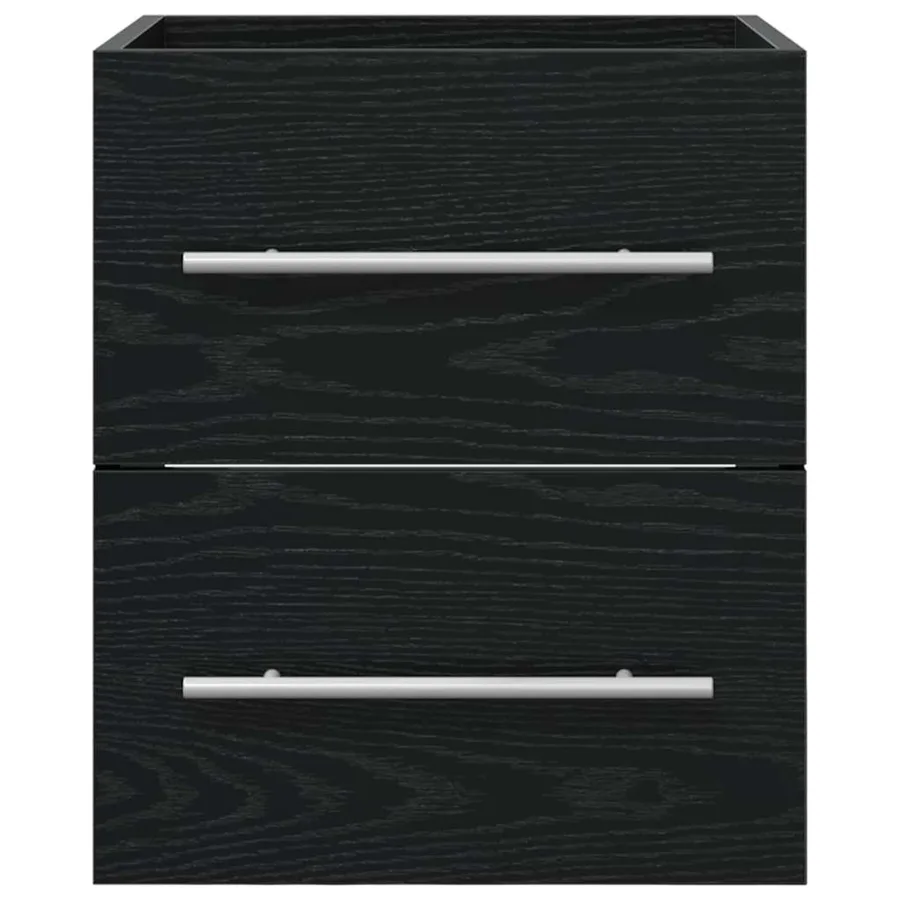 Armoire d'évier Chêne noir 38,5 x 41 x 48 cm Bois d'ingénierie - 6