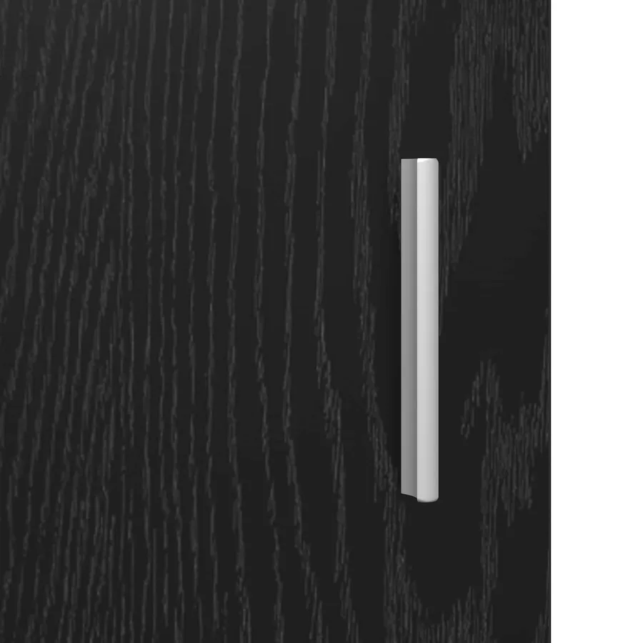 Buffet Chêne noir 80 x 40 x 75 cm Bois d'ingénierie - 9