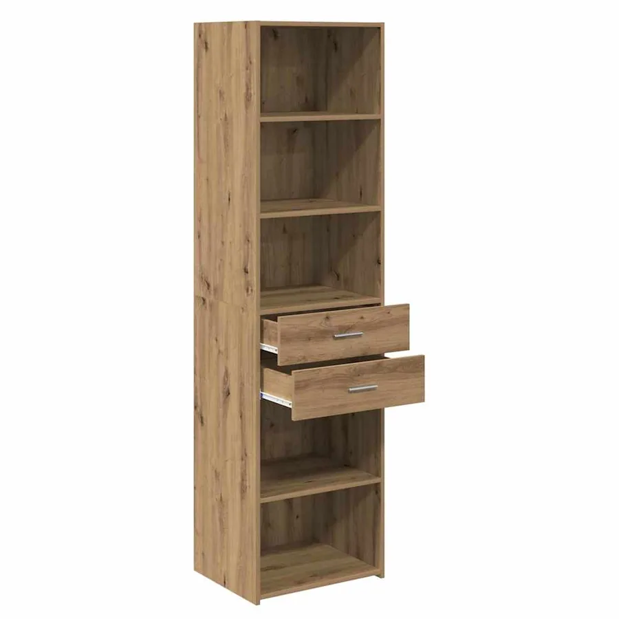 Haut Armoire Chêne artisanal 50 x 42,5 x 185 cm - 5
