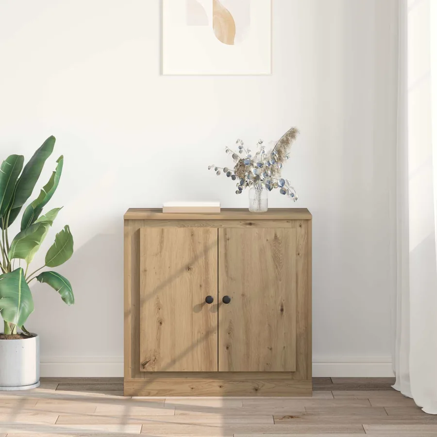 Buffet 70 x 35,5 x 67,5 cm Chêne artisanal Bois d'ingénierie - 4
