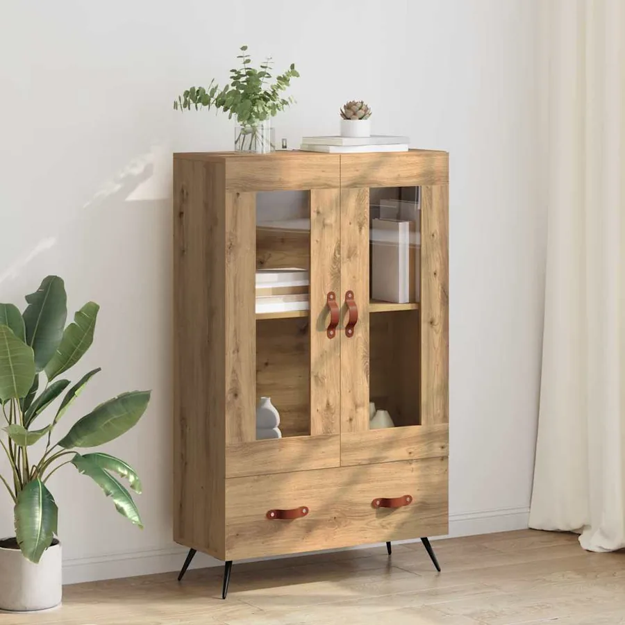 Haut Armoire Chêne artisanal 69,5 x 31 x 115 cm