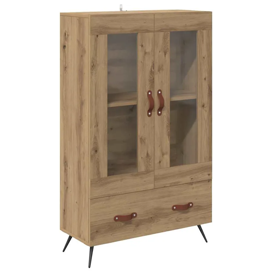 Haut Armoire Chêne artisanal 69,5 x 31 x 115 cm - 2