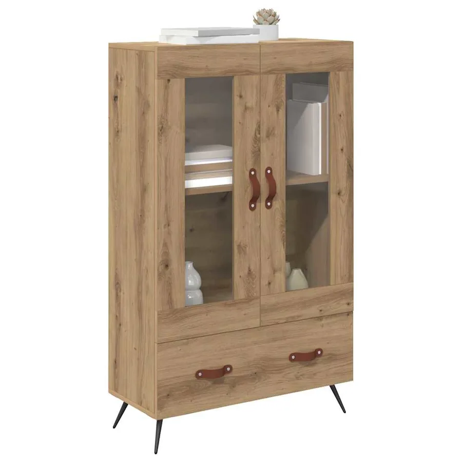 Haut Armoire Chêne artisanal 69,5 x 31 x 115 cm - 3